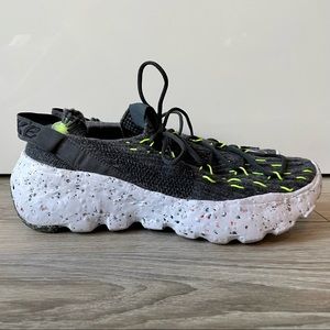 Nike Space Hippie 04 Black Volt White Crater Men’s Sneaker Size 9